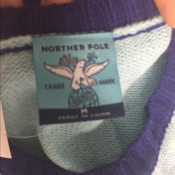 Norther Pole Ho Ho Santa Ugly Christmas Sweater - Picture 5 of 6